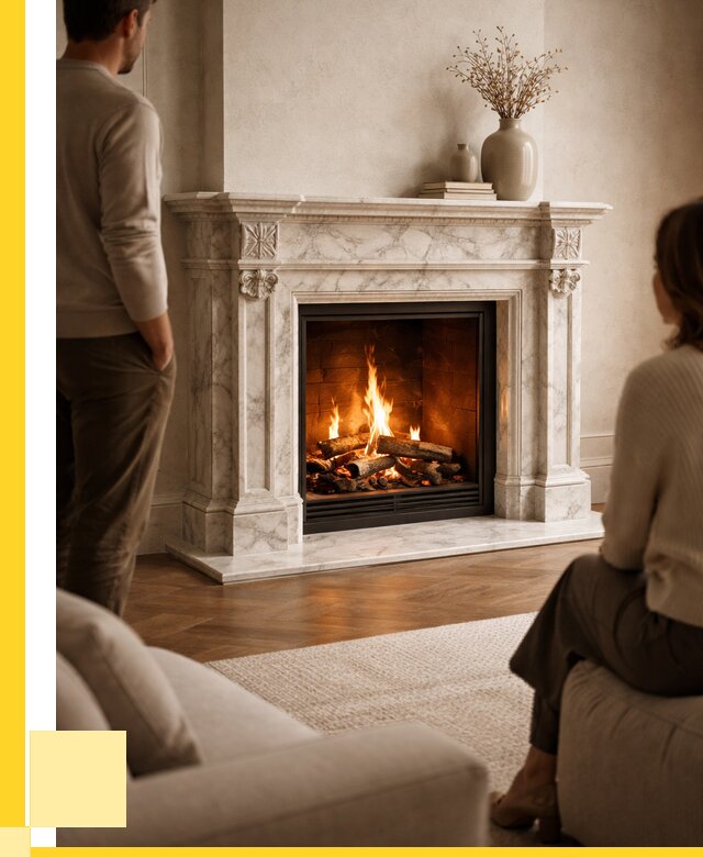 Мраморные камины под ключ в Вязьме от 257050 р. | ЭриданВзь