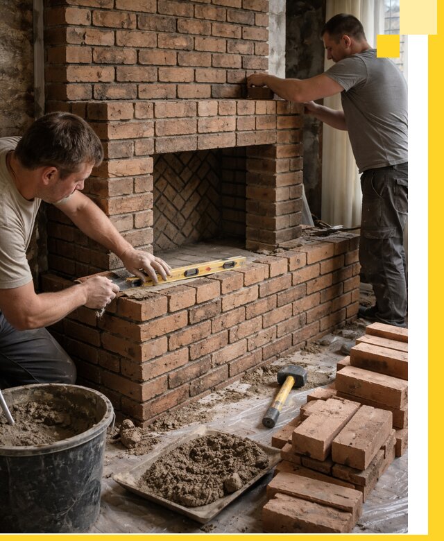 Изготовление и установка кирпичных каминов в Вязьме