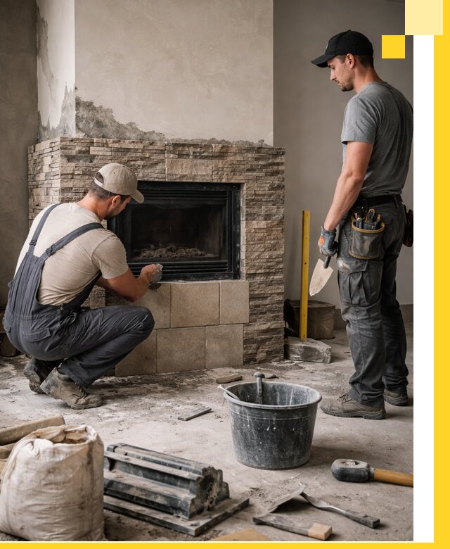 Камины под ключ в Вязьме: проект, изготовление и монтаж