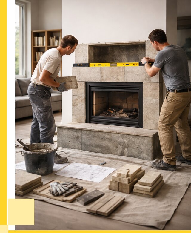 Монтаж каминов и установка в Вязьме от 46269 р. | ЭриданВзь