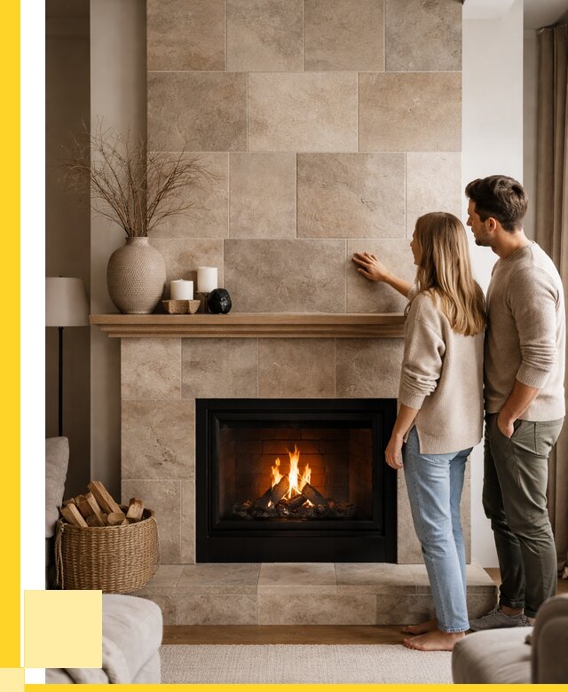 Облицовка каминов керамогранитом в Вязьме от 4627 р. | ЭриданВзь