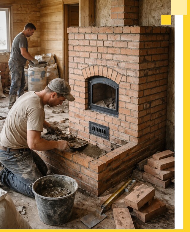 Профессиональное строительство печей в Вязьме под ключ