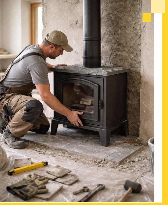 Профессиональный монтаж печей и каминов в Вязьме под ключ