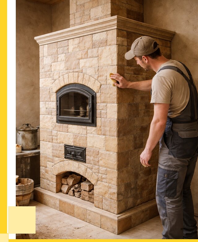 Облицовка печей в Вязьме от 4627 р. под ключ | ЭриданВзь