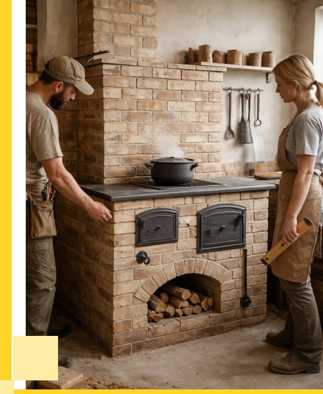 Варочно отопительные печи в Вязьме от 92538 р. | ЭриданВзь