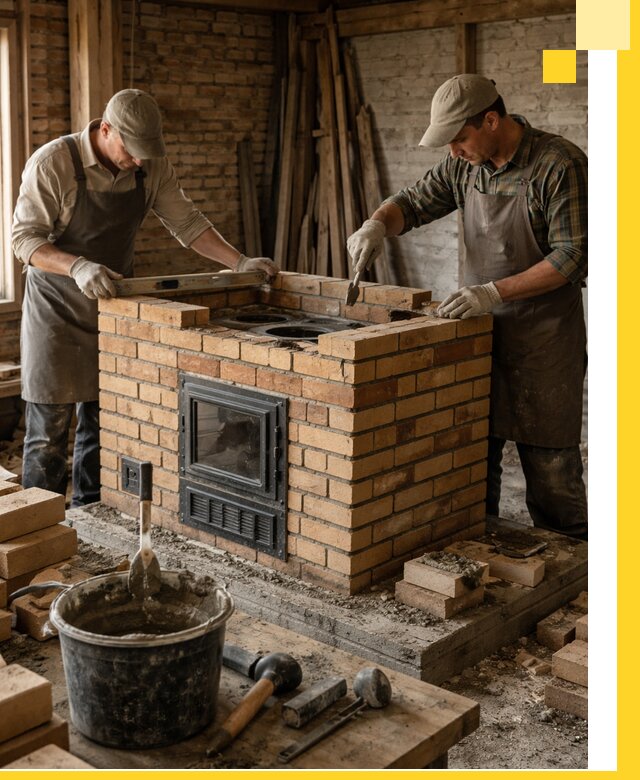 Изготовление и установка варочных печей под ключ в Вязьме