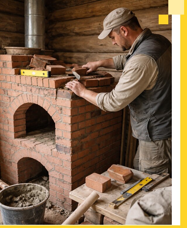 Изготовление и установка русских печей в Вязьме под ключ