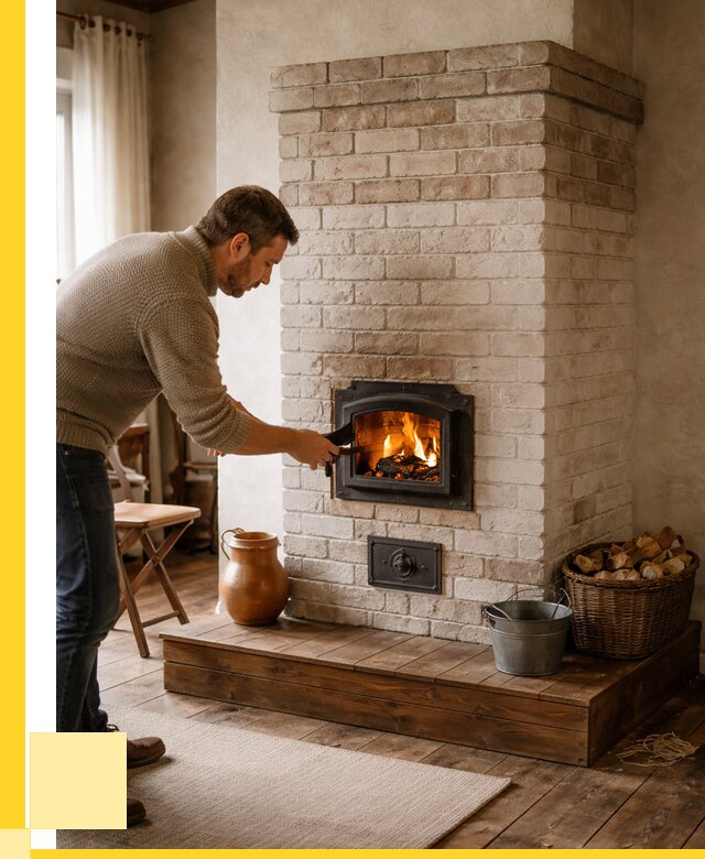 Печь голландка из кирпича в Вязьме от 87397 р. | ЭриданВзь