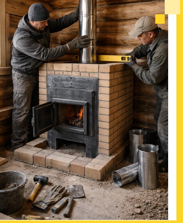 Проектирование, изготовление и установка банных печей в Вязьме