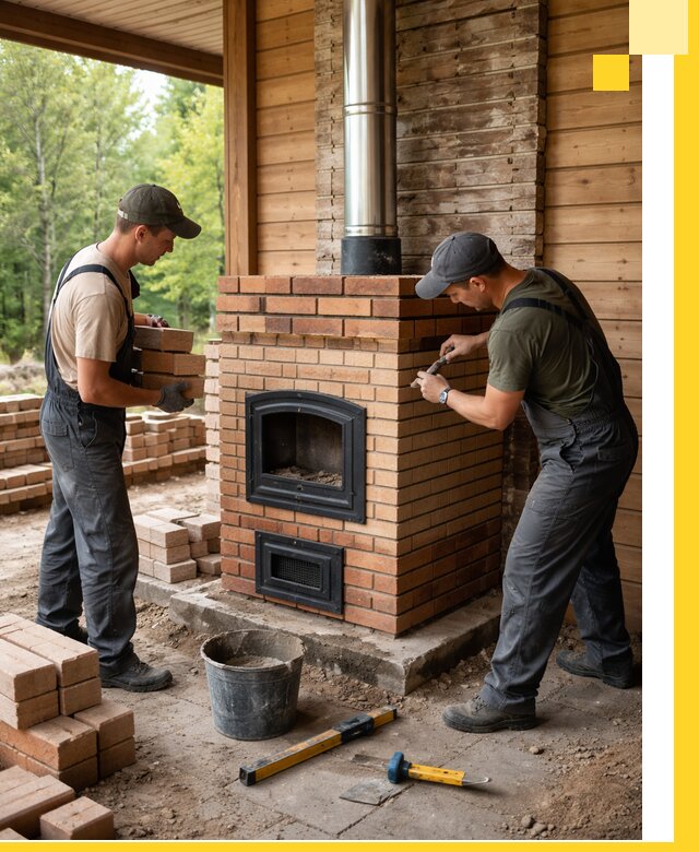 Производство и установка дачных печей под ключ в Вязьме