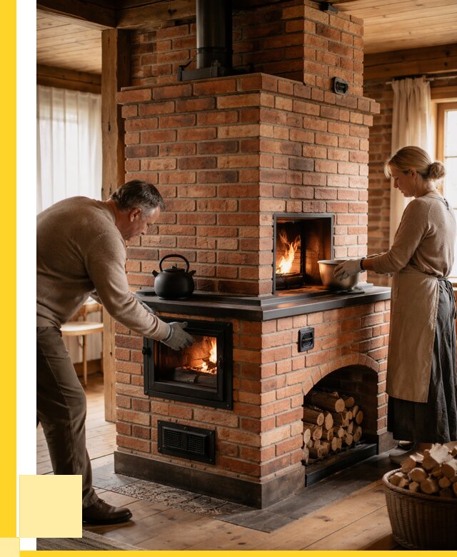 Печи для загородного дома под ключ в Вязьме от 82256 р. | ЭриданВзь