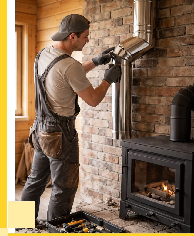 Монтаж дымоходов для печей в Вязьме от 7712 р. | ЭриданВзь