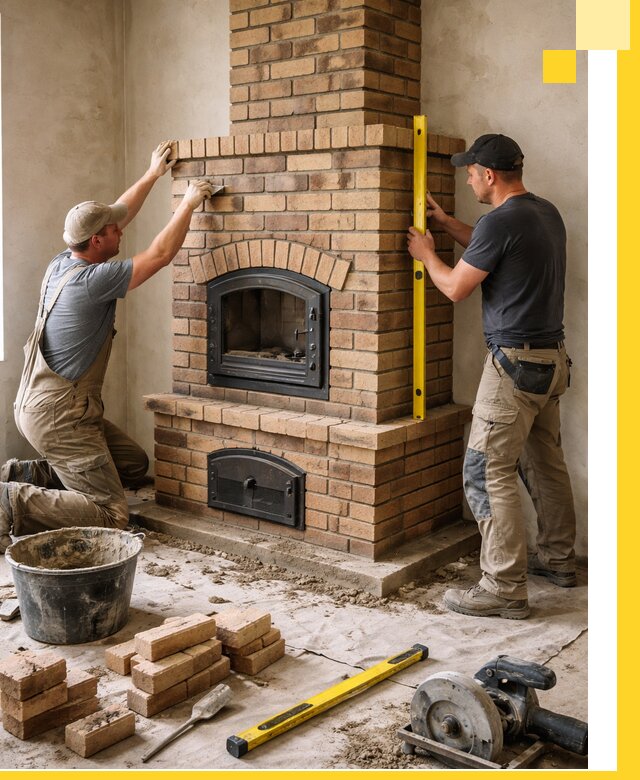 Продажа и установка печей и каминов для дома под ключ в Вязьме