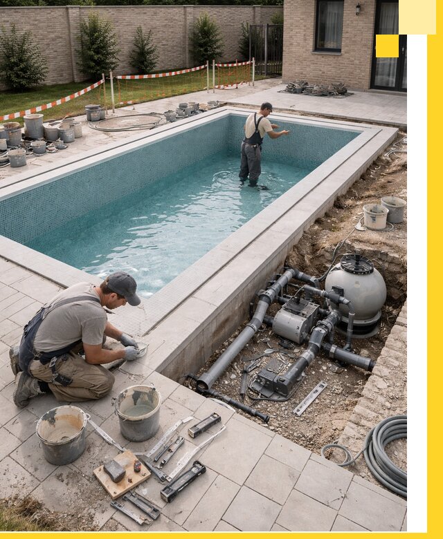 Строительство бассейнов под ключ в Вязьме: проекты и монтаж