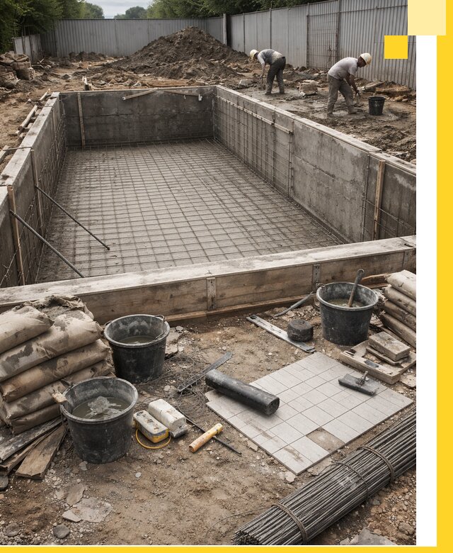 Строительство бассейнов под ключ в Вязьме, дизайн и монтаж