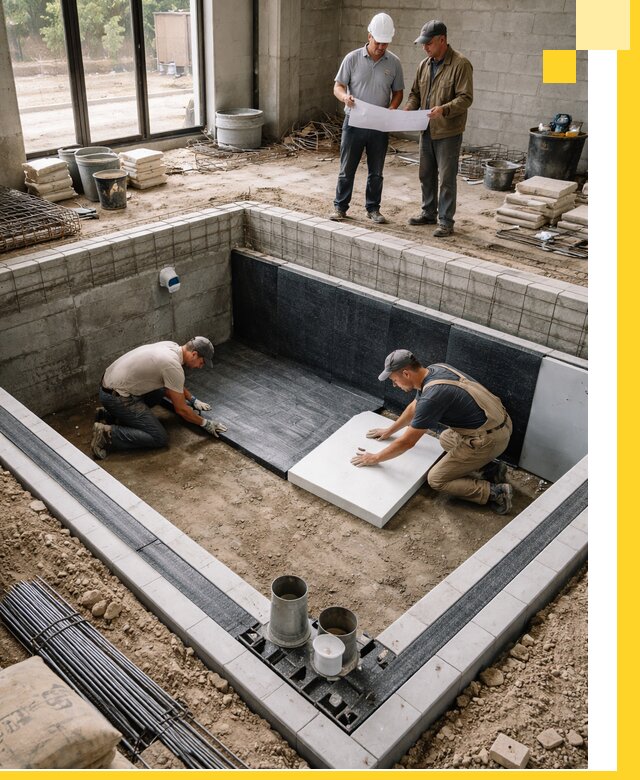 Проекты частных и общественных бассейнов под ключ в Вязьме