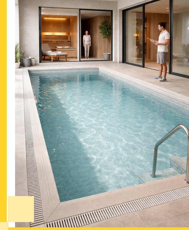 Отделка бассейна пленкой ПВХ в Вязьме от 3599 р. - ЭриданВзь