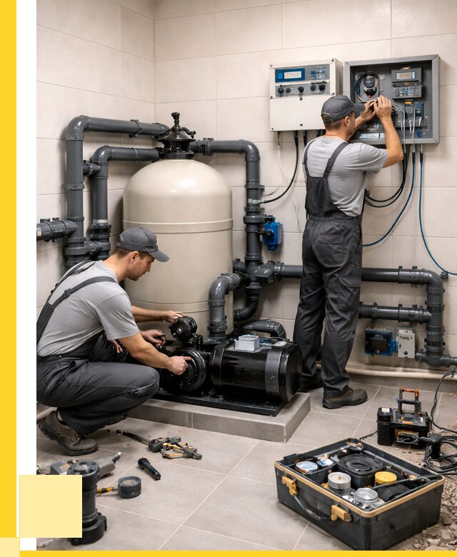 Монтаж оборудования для бассейнов в Вязьме от 41128 р. | ЭриданВзь