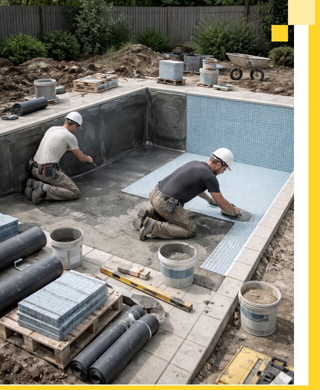 Проектирование и строительство стационарных бассейнов в Вязьме