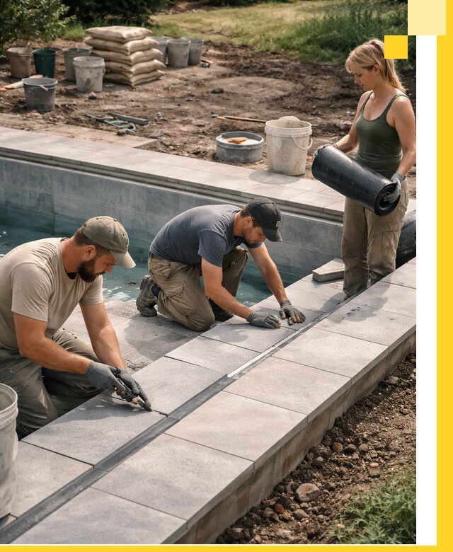 Строительство и монтаж уличных бассейнов под ключ в Вязьме