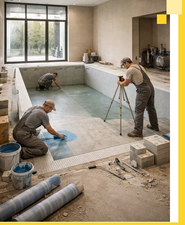 Проект и строительство закрытых бассейнов в Вязьме под ключ