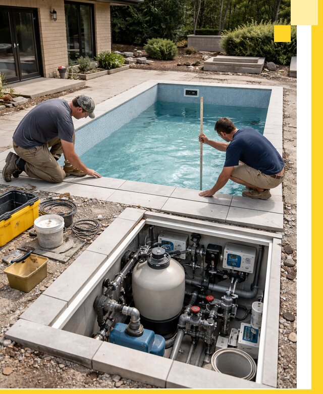 Строительство качественных домашних бассейнов под ключ в Вязьме