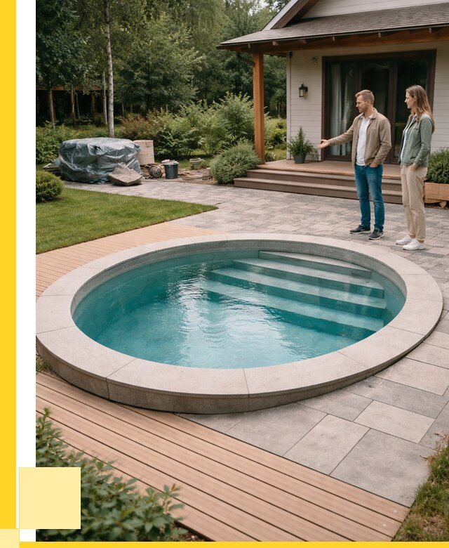 Бассейн на даче под ключ в Вязьме от 205640 р., ЭриданВзь