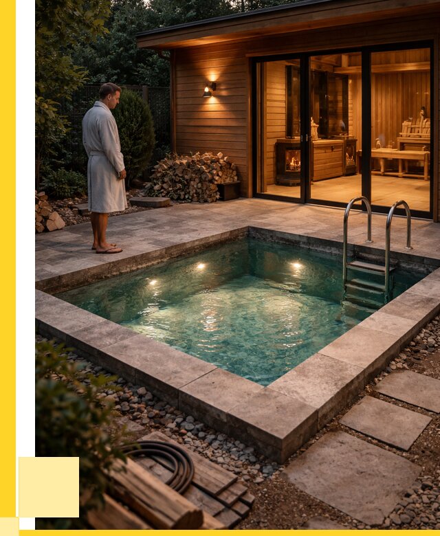 Бани с бассейном под ключ в Вязьме от 97679 р. | ЭриданВзь