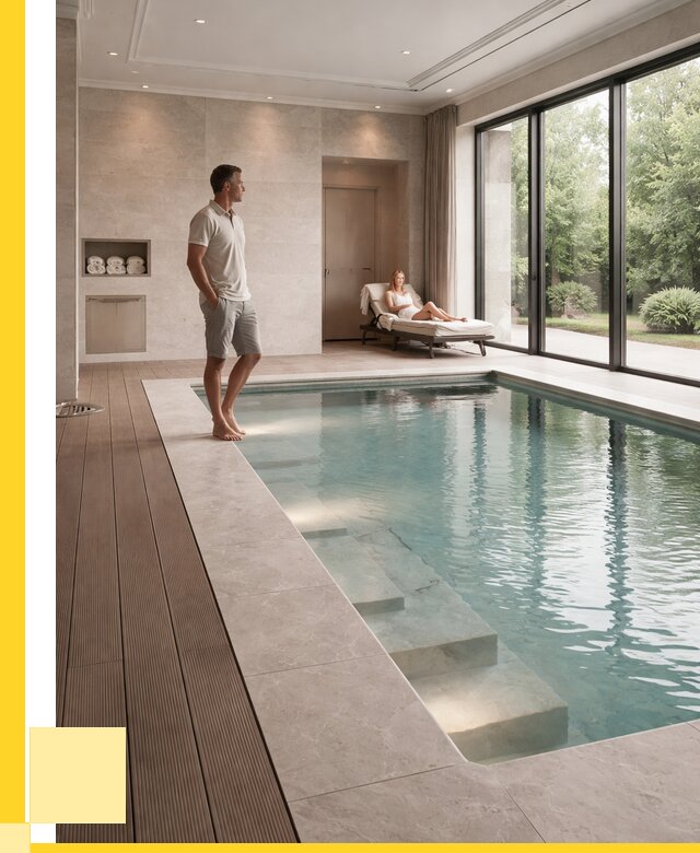 Бассейны в коттедже под ключ в Вязьме от 1233840 р. | ЭриданВзь