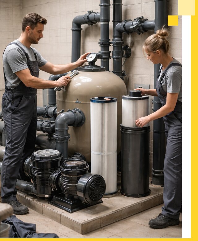 Фильтры и системы фильтрации для бассейнов в Вязьме