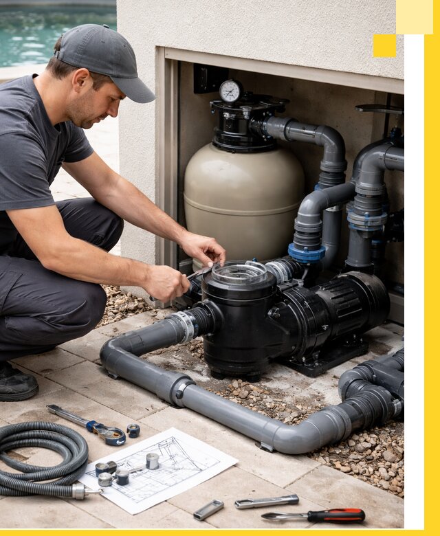 Поставка, монтаж и сервис насосов для бассейнов в Вязьме