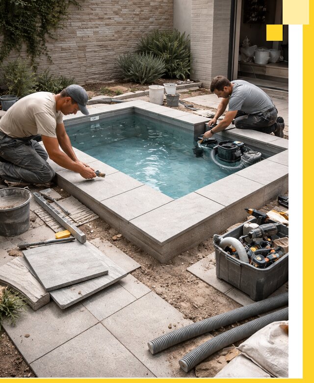 Мини бассейны под ключ в Вязьме, дизайн и установка