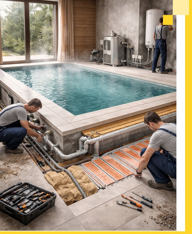 Проектирование и строительство тёплых бассейнов в Вязьме