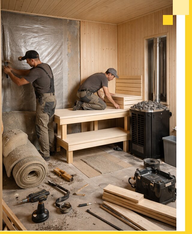 Проекты саун под ключ в Вязьме дизайн и строительство