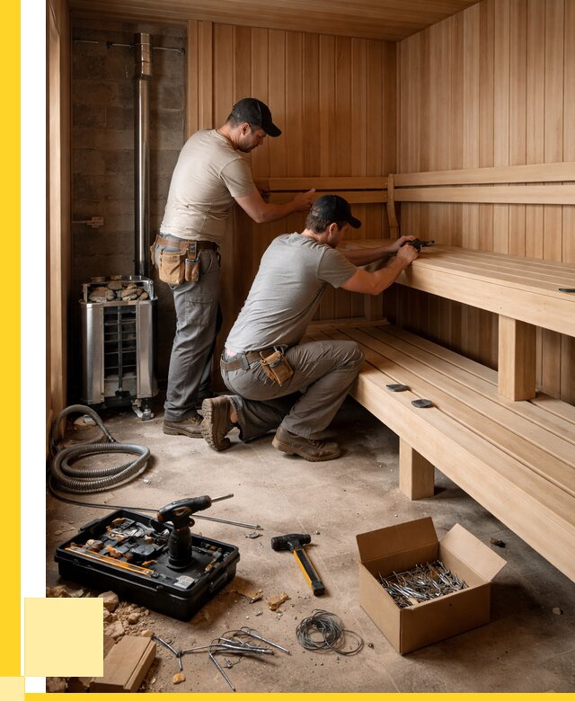 Монтаж саун под ключ в Вязьме от 123384 р. | ЭриданВзь