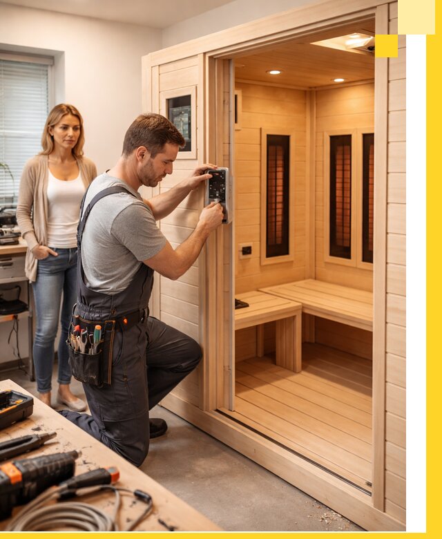 Инфракрасные сауны под ключ в Вязьме продажа и установка