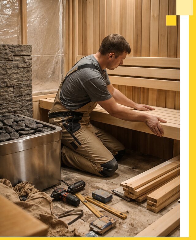 Сауны для дома под ключ с проектированием и монтажом в Вязьме