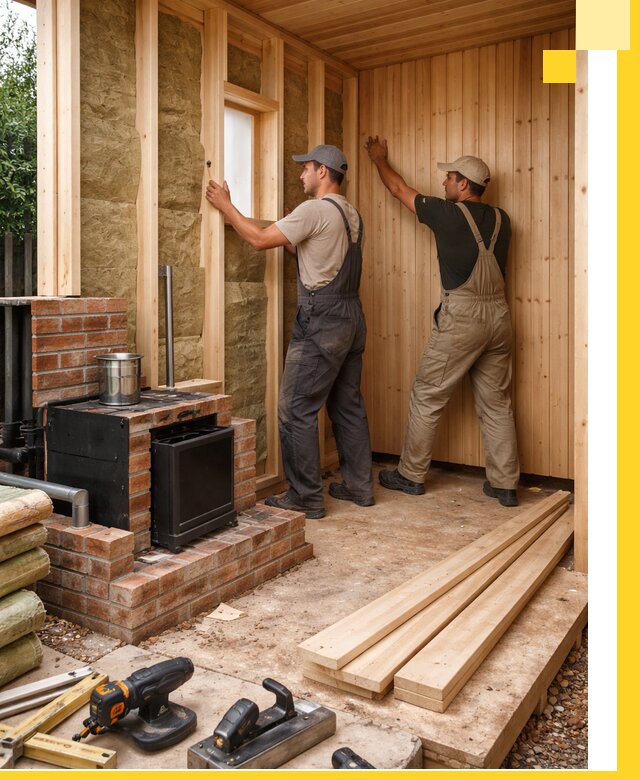 Строительство и установка дачных саун под ключ в Вязьме