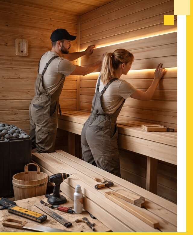 Дизайн саун и бань под ключ с индивидуальным проектом в Вязьме