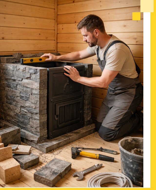 Производство и установка печей для саун под ключ в Вязьме