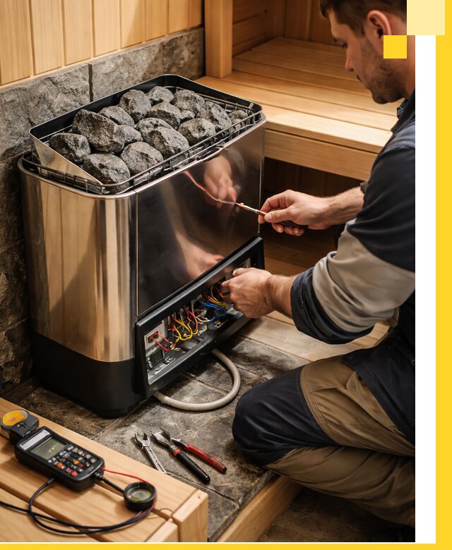 Продажа и установка электрокаменок для саун в Вязьме