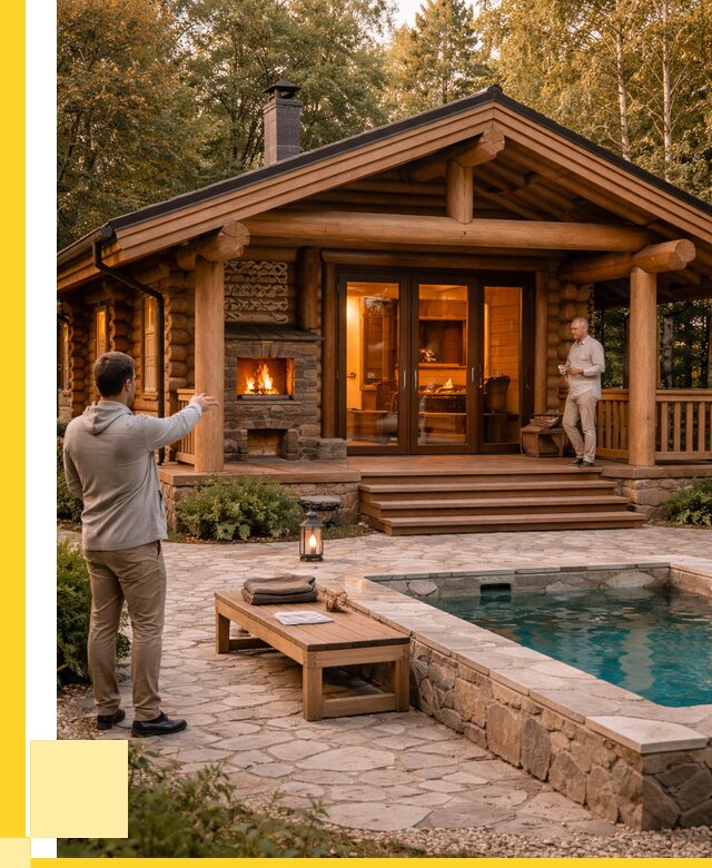 Проекты бань и хамам в Вязьме от 25705 р. | ЭриданВзь