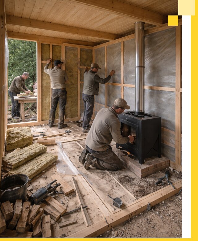 Профессиональный монтаж бань под ключ в Вязьме для дома