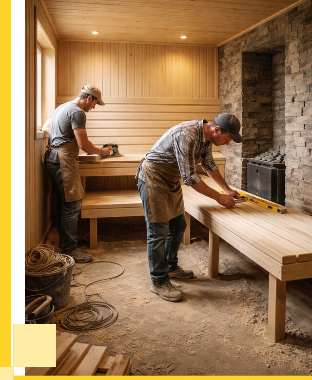 Отделка бани в Вязьме: внутренняя отделка от 3085 р. | ЭриданВзь