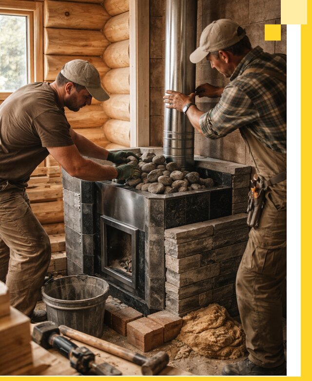 Строительство и отделка русских бань под ключ в Вязьме