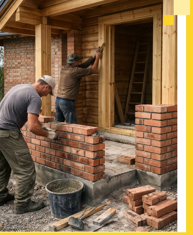 Строительство кирпичных бань под ключ в Вязьме с гарантией качества