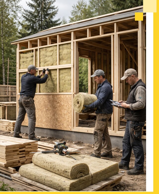 Проектирование и строительство каркасных бань в Вязьме под ключ