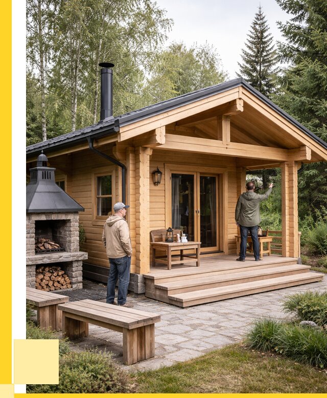 Деревянные бани под ключ в Вязьме от 462690 р. | ЭриданВзь