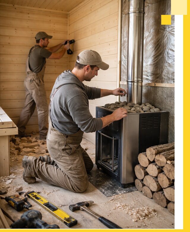 Строительство деревянных бань под ключ в Вязьме проекты и монтаж