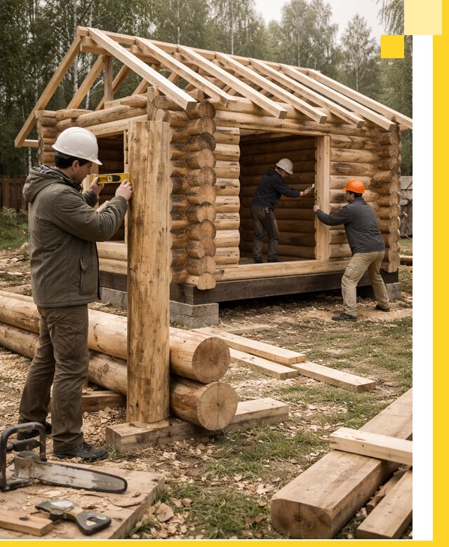 Строительство бань для дачи под ключ в Вязьме с доставкой и монтажом